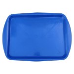 Поднос 49/35 пластиковый синий