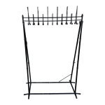 Вешалка черная сталь д120/в185