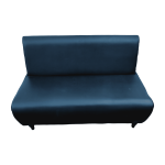 Диван Рико 109 кожзам черный