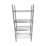 Стеллаж 365/1230/1880 решетчатый Metro 4 полки