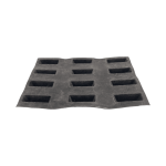 Форма кондитерская 37/29 прямоугольники 8/3 12 ячейки силиконовая