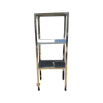 Стеллаж 70/50/180 разборный нержавейка 3 полки