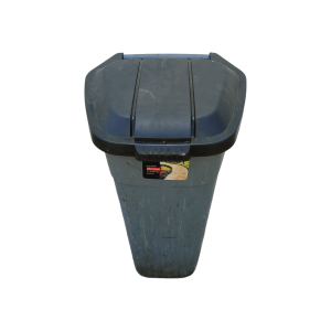 Купить Бак для мусора Plast Team с крышкой на колесах цвет серый 110 л