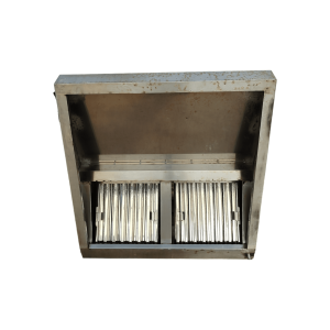 Зонт вытяжной пристенный 100/100 высота 35/10 выход 20 нерж