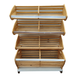 Стеллаж хлебный 125/170 сталь серый