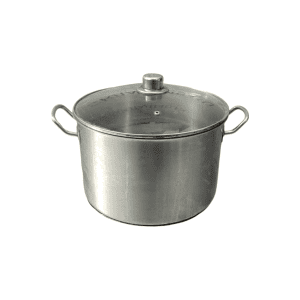 Кастрюля нержавеющая сталь с крышкой 11л д28 в19