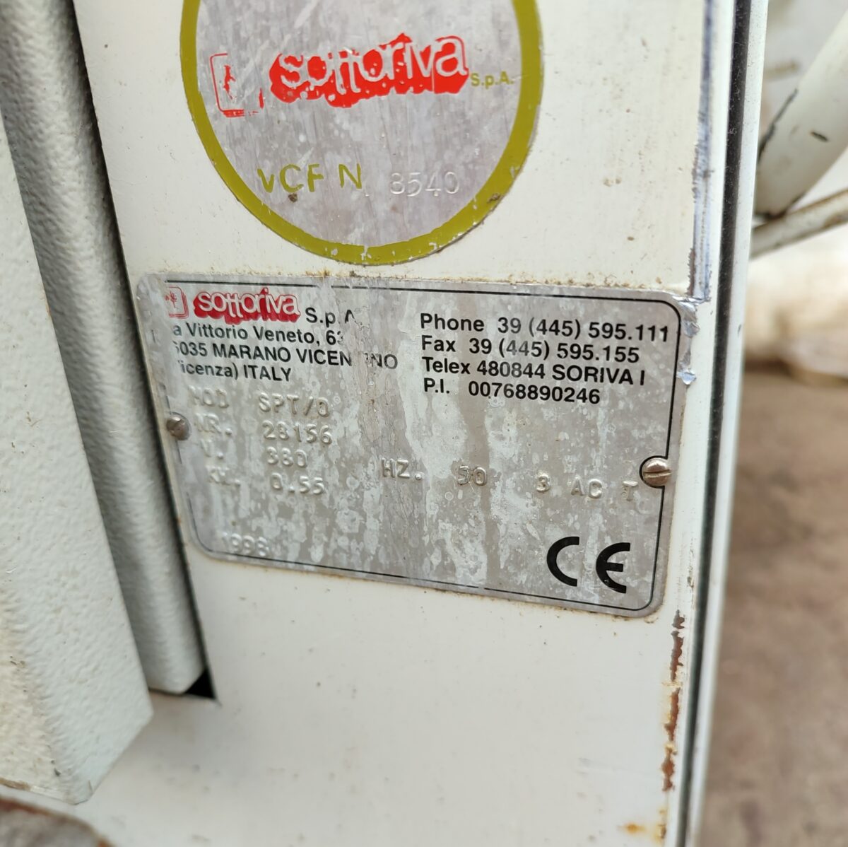 Купить Тестораскаточная машина Sottoriva SPT/0