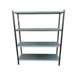 Стеллаж 150/50/180 разборный нержавейка 4 полки