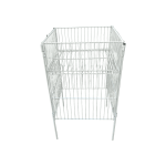 Корзина для распродаж сталь белая 45/45/74