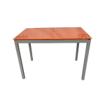 Стол Эмбаладо силас 110 стекло оранжевое