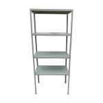 Стеллаж 81/50/186 разборный крашенная сталь 4 полки