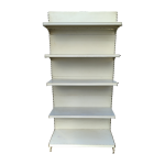 Стеллаж торговый белый 100/210 4п40 осн50