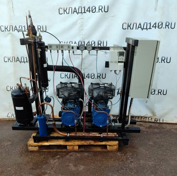 Купить ЦХМ на базе 2-ух компрессоров GEA Bock HGX22e/190-4