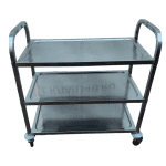 Тележка сервировочная 85/45/90 разборная 3 уровня