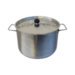 Кастрюля нержавеющая сталь с крышкой 11л д28 в18