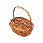 Корзина плетеная 30/24/11 с ручкой овал