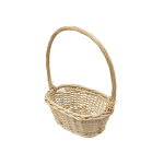 Корзина плетеная 27/18/12 с ручкой овал