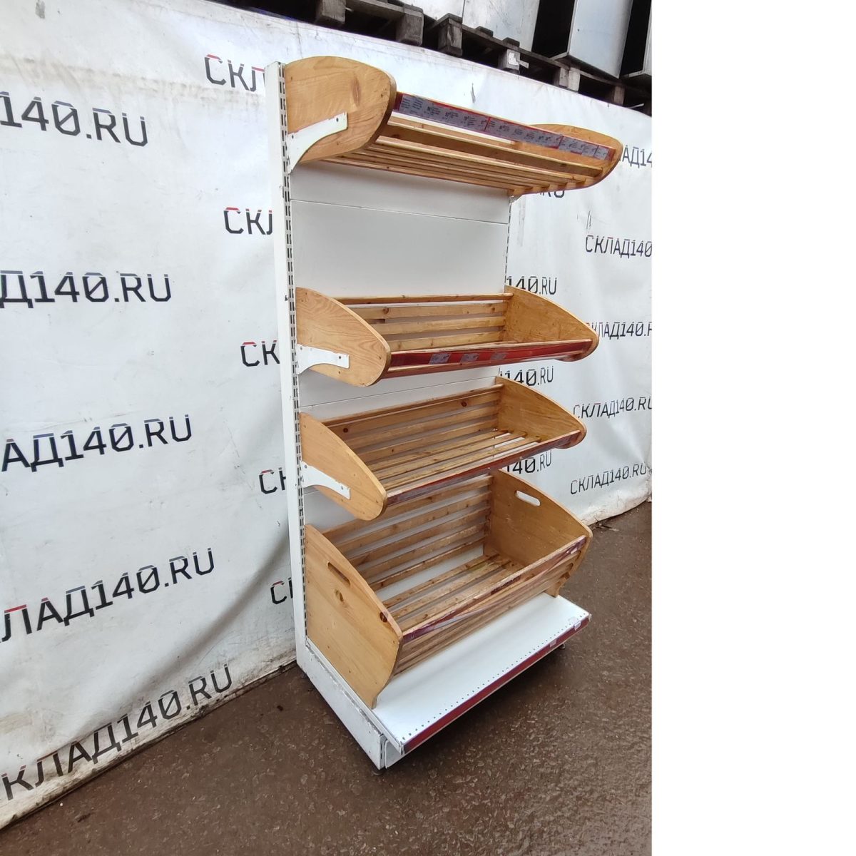 Купить Стеллаж хлебный 100/243 сталь белый