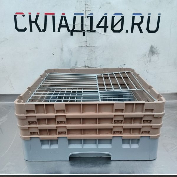 Купить Кассета комплект Cambro 499/499/255 мм (база+ 3 доп секции+2сетки 21 ячейка для тарелок)