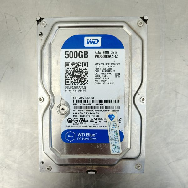 Купить Жесткий диск Western Digital WD Blue 500 ГБ WD5000AZRZ