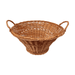 Корзина плетеная д52/в25 с ручками