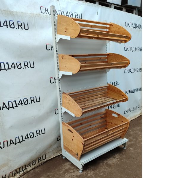 Купить Стеллаж хлебный 100/229 сталь белый