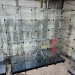 Витрина стеклянные кубы 203/42/192 26 ячеек 39/39/29