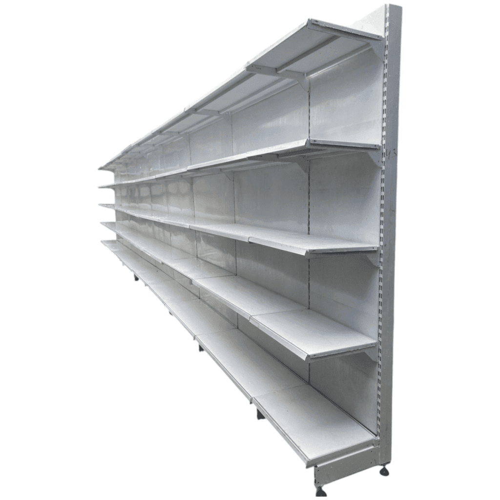 Стеллаж торговый пристенный