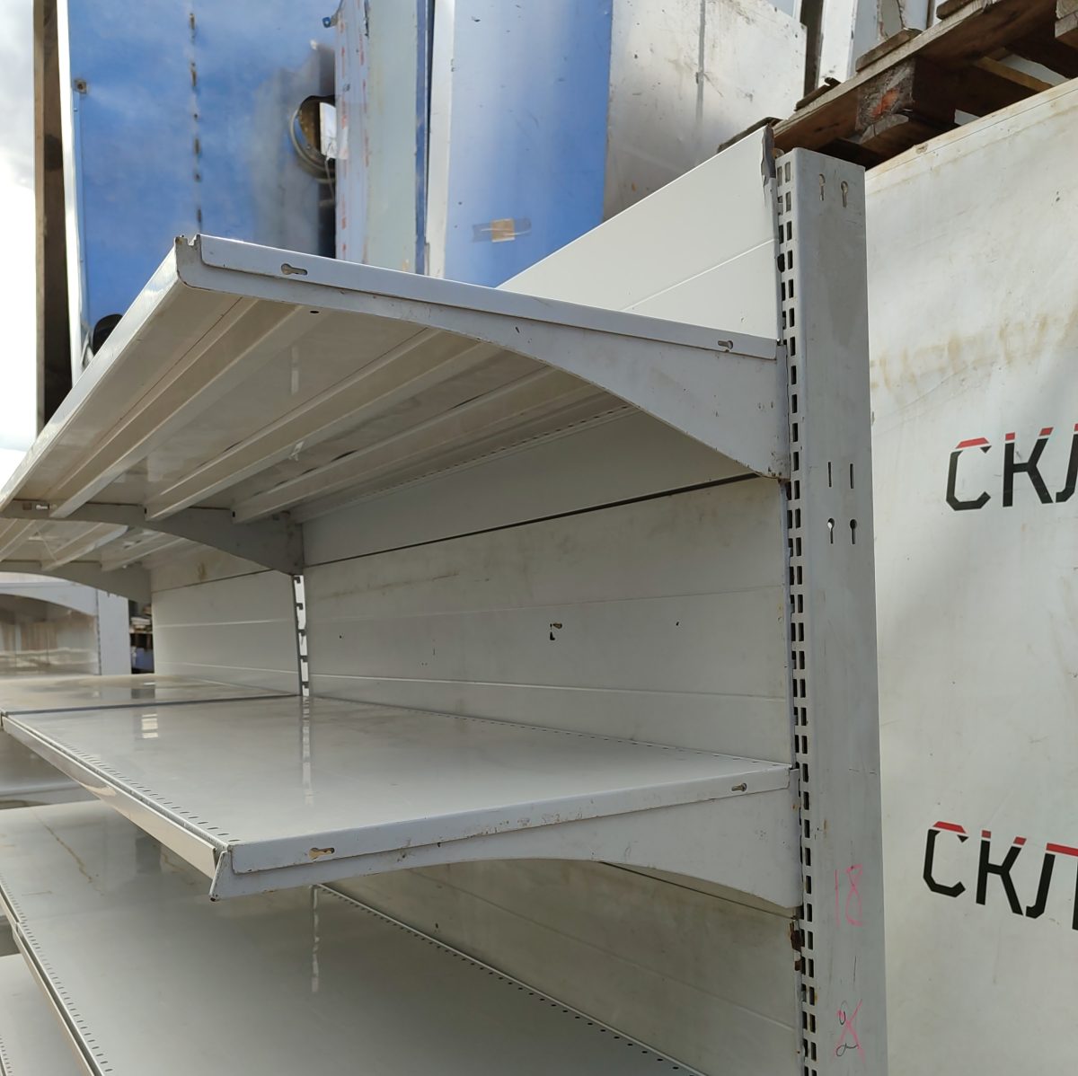 Купить Стеллаж торговый пристенный линия 250 см (тип 18)