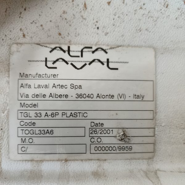 Купить Воздухоохладитель Alfa Laval TGL 33 a-6p plastic