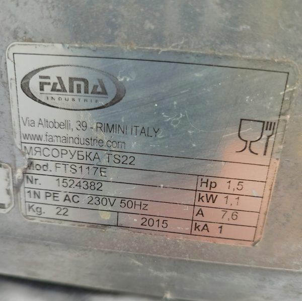 Купить Мясорубка Fama TS 22 FTS 117 E