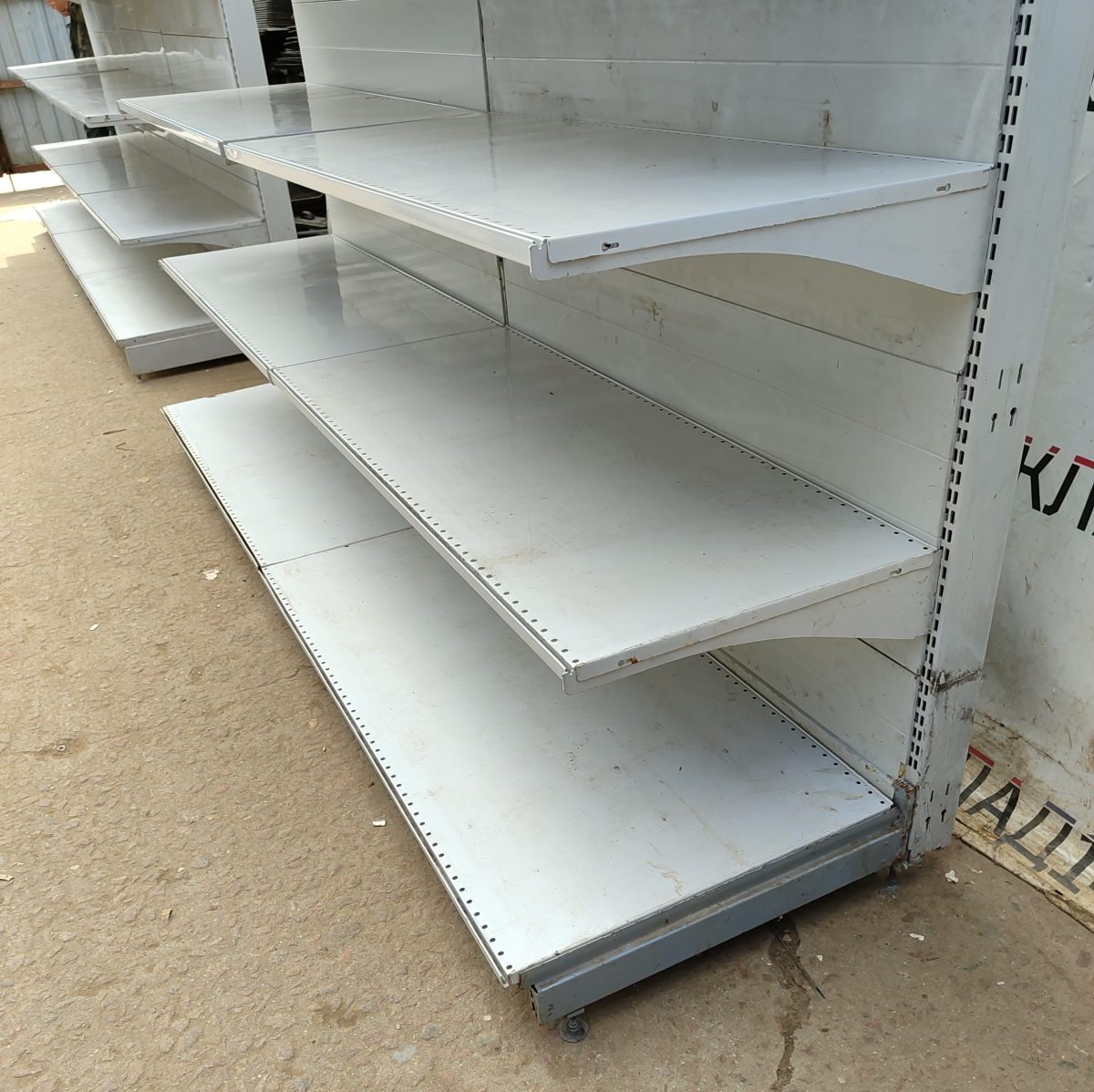 Купить Стеллаж торговый пристенный линия 250 см (тип 18)