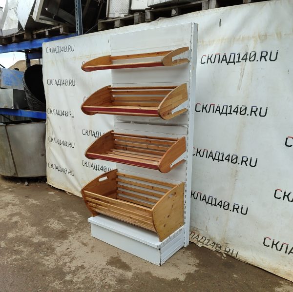 Купить Стеллаж хлебный 100/226 сталь белый
