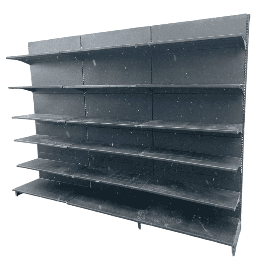 Стеллаж торговый пристенный