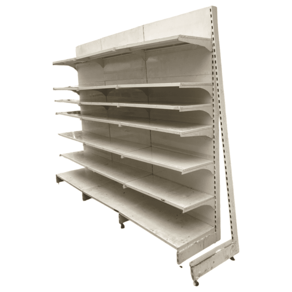 Стеллаж торговый пристенный