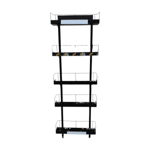 Стойка прикассовая 18/54/170 черная 5 полок