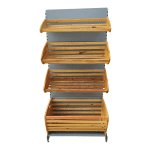 Стеллаж хлебный 100/211 сталь серый