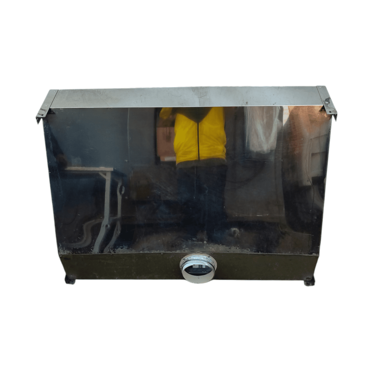 Купить Зонт вытяжной пристенный 120/80 высота 46/15 выход 14 нерж