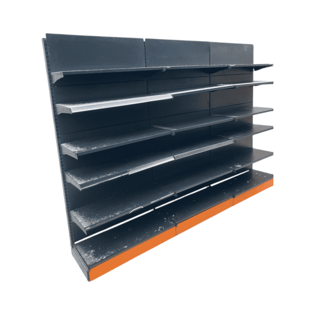 Стеллаж торговый пристенный