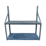 Полка навесная оцинковка 75/30/76 2 уровня