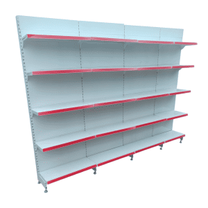 Стеллаж торговый пристенный 300 см (тип 33)