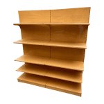 Стеллаж торговый пристенный длина 200 см (тип 50)