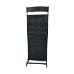 Стойка прикассовая 70/36/200 черная 1 полка 25 крючков