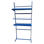 Стойка прикассовая 42/95/210 голубая 2 полки