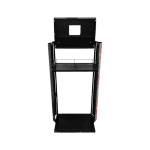 Стойка прикассовая 45/72/154 черная 1 полка