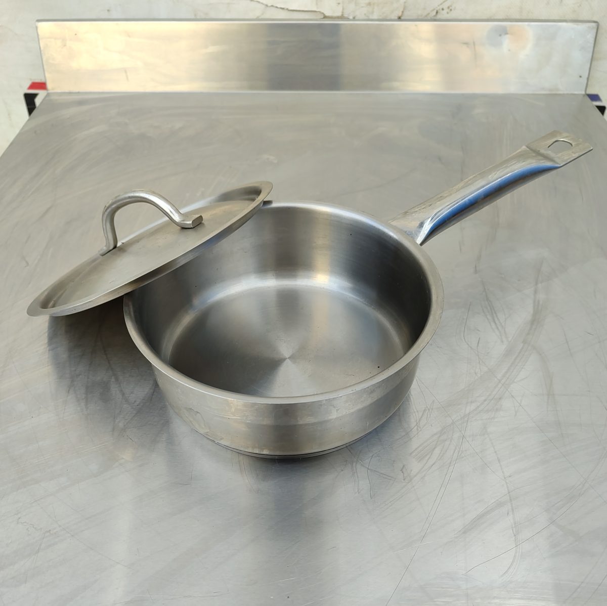 Купить Сотейник нержавеющая сталь с крышкой 1.3л д16 в6.5