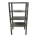 Стеллаж 90/50/180 разборный нержавейка 4 полки