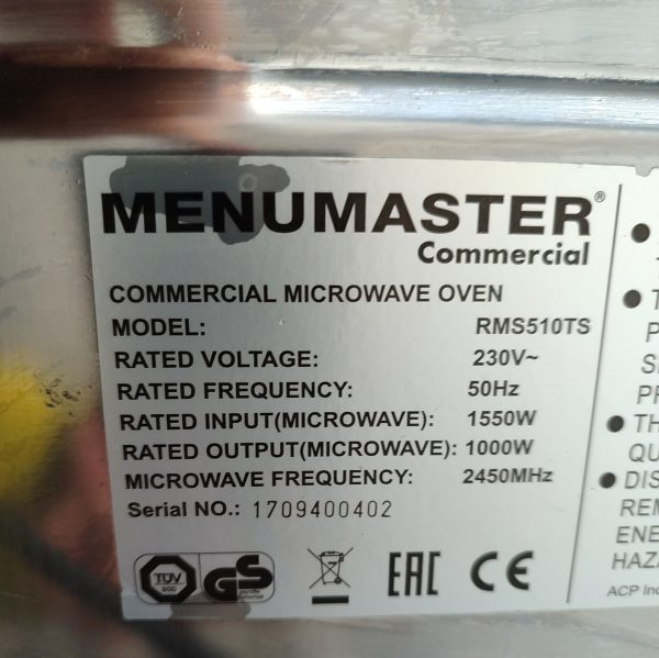 Купить Микроволновая печь Menumaster RMS510TS