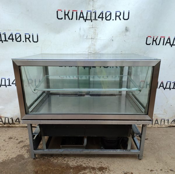Купить Витрина кондитерская ТехноБалт Вена 1.0 ПСН (трещина стеклопакет)