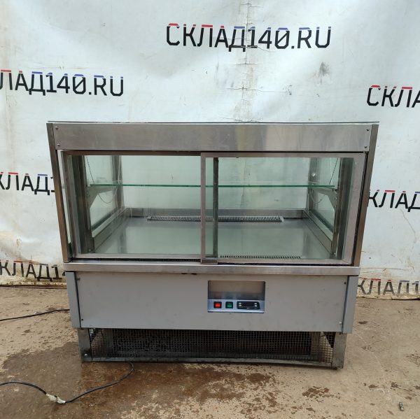 Купить Витрина кондитерская ТехноБалт Вена 1.0 ПСН (трещина стеклопакет)